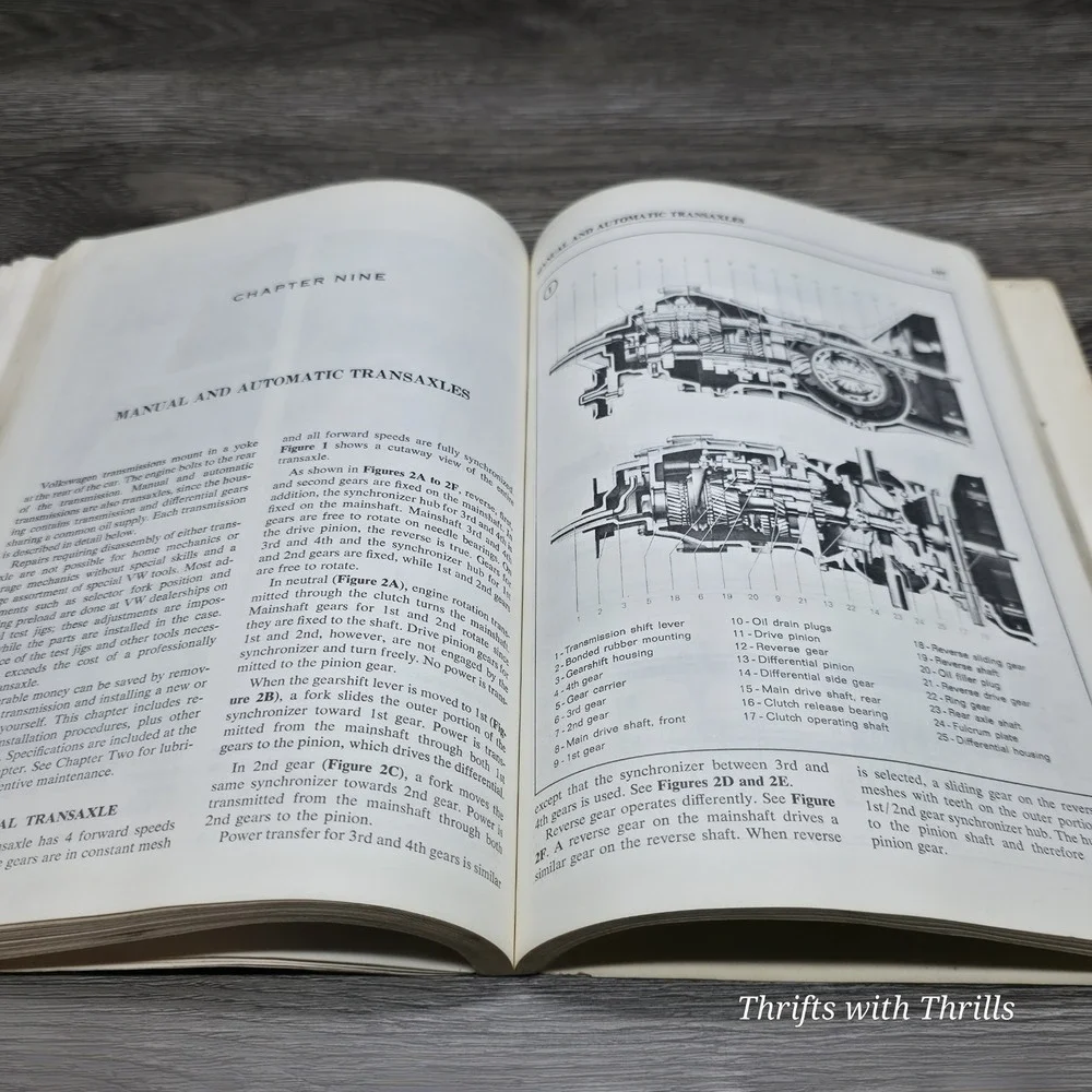 Vintage Clymer Volkswagen Beetle Service Repair‎ Handbook - 1961-1972